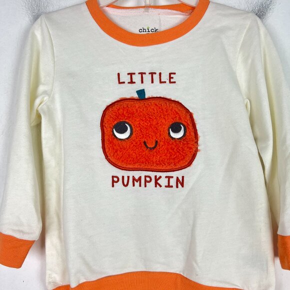 NWT Chick Pea Little Pumpkin Two Piece Set Halloween Fall Size 24M NEW - Picture 2 of 10